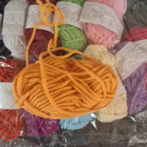 12pcs Multicolor Yarn Knitting Supplies , Crochet Craft For Crocheting And Knitting Yarn Starter Kit For Beginners