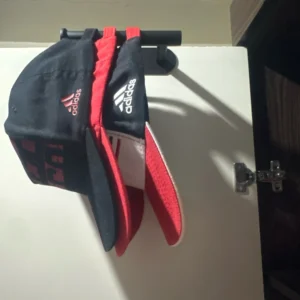 1/2pcs Stainless Steel Baseball Cap Hanger - Wall Mounted Hat Organizer With Punch-Free Design