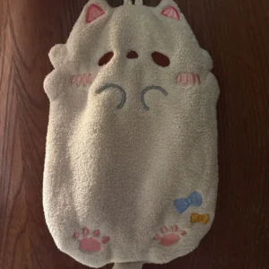 Cute Cartoon Tanuki Hanging Towel Coral Velvet Hair Does Not Lose Thick Cloth Kitchen Bathroom Absorbent Towels