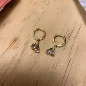 Crystal Fruit Cherry Drop Earrings For Women Stainless Steel Pink Cherry Earring Femme Fairy Fashion Boho Jewerly Gift 2023