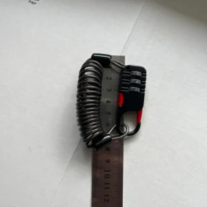 Bicycle Anti-Theft Motorcycle Three-Digit Password Combination Safety Rope Wire Rope Helmet Lock Multi-purpose Safety Rope Lock