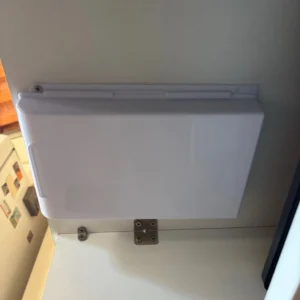 1pc White SelfAdhesive Storage Drawer Box Makeup Pencil Tray Desk Hidden Under Desk Stand Self-adhesive Under-drawer Storage Box