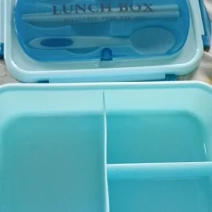 1Pc Bento Box Adult Lunch Box With 4 Compartments,Utensils, Sauce Jar, Muffin Liners, Microwave&Dishwasher Safe, Back To School
