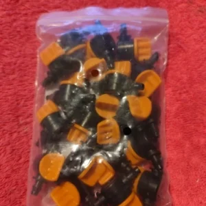 20Pcs Hose Valve Garden Tap Connectors for Drip Irrigation System, 4/7mm Water Flow Control Fittings