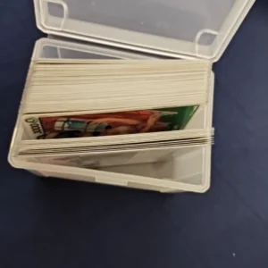 2/4PCS Small Semi-Transparent Plastic Cards Cases Folder Matte Flip-Top Jewelry Box Accessories Storage Organize Packaging Boxes