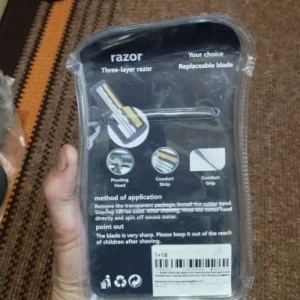 Shaver Brand New Design Men Razor Shaving Three Layer Shaver Reusable Razor Imported Blade Multi Tool Head Replace