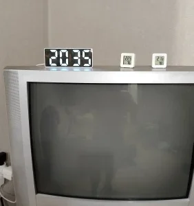 LED Mirror Table Clock Digital Alarm Snooze Display Time Desktop Electronic Table Clocks Desktop Clock