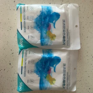50 PCS/Bag Laundry Tablets Laundry Paper Anti-Staining Clothes Sheets Anti-String Mixing Color Absorption Washing Accessories