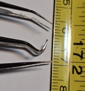 German Ultra-fine No. 5 Cell Pimples Blackhead Clip Tweezers Beauty Salon Special Scraping & Closing Artifact Acne Needle Tool