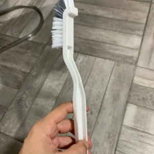 Japanese Style Sink Brush Cleaning Cup Brush with Long Handle Elbow Design Tail Hole Wall Hanging Crevice Cleaning Accessories