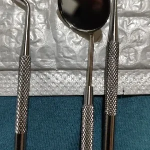 Stainless Steel Dentist Oral Tools Cleaning Flossing Tartar Removal Easy to Clean Not Easy to Break Dental Oral Mirror Care Kit