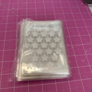 Clear Opp Gift Packaging Bag With Star & Circle Print - A Convenient Way to Store and Display Your Accessories