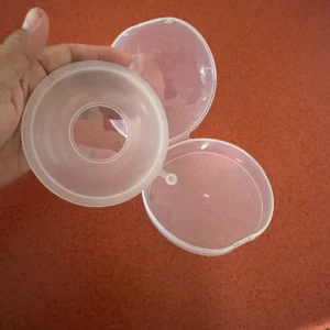 1Pcs Portable Breastmilk Collector, Soft Anti-Spill Breast Pads for Nursing Moms, Food Grade Silicone, Safe and Non-Polluting