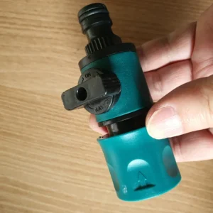 Garden Hose Shut Off Valve, Quick In-Line Tap Connector for Watering & Irrigation System