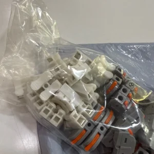 20pcs CH2 Spring Quick Wire Connectors Cable Clamps Terminal Block LED Strip Light Replace Electrical Tapes Cable Clamp Tools