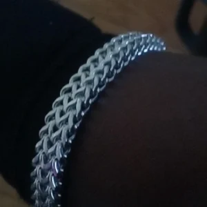 Stainless Steel Braided Double Row Front and Rear Fish Scale Alloy Magnetic Buckle Bracelet with Keel Jewelry New Model