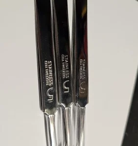 German Ultra-fine No. 5 Cell Pimples Blackhead Clip Tweezers Beauty Salon Special Scraping & Closing Artifact Acne Needle Tool