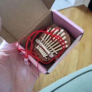 8 Key Mini Wooden Kalimba High Quality Exquisite Finger Thumb Piano Marimba Musical Good Accessory Pendant Gift