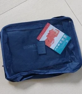 6pcs Travel Storage Bag Large Capacity Luggage Clothes Sorting Organizer Set Suitcase Pouch Case Shoes Packing Cube Bag