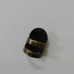 1pc Copper Thimble Sewing Retro Finger Protector Anti Slip Ring For Protect Fingers During Sewing Sewing Supplies Sewing Kit