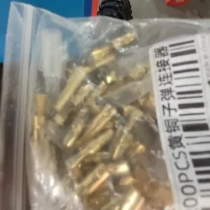 200PCS 3.9mm Bullet Connectors Kit Brass Bullet Male & Female Wire Terminals Connector with Insulation Cover for Motorcycle Moto