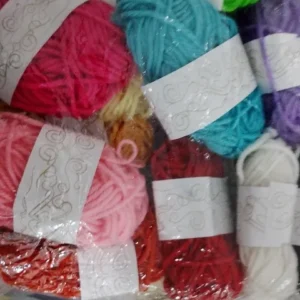 12pcs Multicolor Yarn Knitting Supplies , Crochet Craft For Crocheting And Knitting Yarn Starter Kit For Beginners