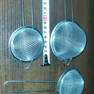 3pcs Stainless Steel Juice & Soya Milk Strainer Sieve Ultra Fine Mesh Oil Grid Fishing Dumplings Household Hotpot Leaky Spoon
