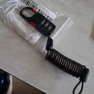 Bicycle Anti-Theft Motorcycle Three-Digit Password Combination Safety Rope Wire Rope Helmet Lock Multi-purpose Safety Rope Lock