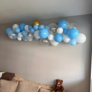 72Pcs Blue Balloon Garland Arch Welcome Baby Shower Valentines Day Birthday Party Wedding Decorations