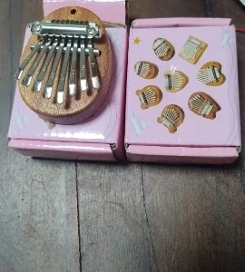 8 Key Mini Wooden Kalimba High Quality Exquisite Finger Thumb Piano Marimba Musical Good Accessory Pendant Gift