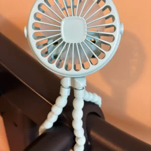 Multi Functional Student Baby Stroller Portable USB Rechargeable Lithium Battery Octopus Mini Fan
