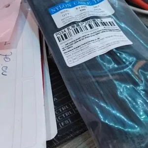 Self-locking plastic nylon tie 100 PCS black 5x300cable tie fastening ring4x200 cable tie zip wraps strap nylon cable tie set