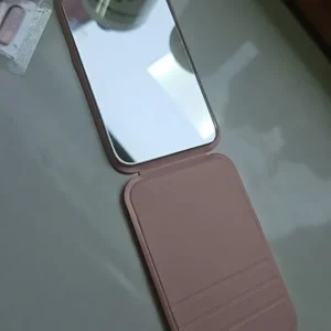 Portable Handheld Mini Makeup Mirror, Dormitory Tabletop And Office Use, Adjustable And Portable Folding Mirror