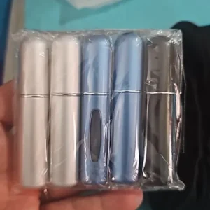 5pcs 5ml Mini Refillable Perfume Atomizer Aluminum Perfume Bottle Portable Perfume Spray Bottle Travel Parfume Mini Bottle