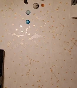 525PCS Box Packed Luminous Nine Planets Wall Sticker for Kids Bedroom Living Room Glow In The Dark DIY Party Home Decor