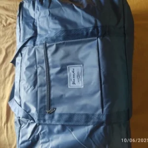 1pc Pink/Blue/Grey Travel Large Capacity Storage Bag Zipper Portable Sports Bag Versatile Gym Handbag Small, Medium, and Large