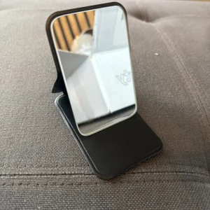 Portable Handheld Mini Makeup Mirror, Dormitory Tabletop And Office Use, Adjustable And Portable Folding Mirror