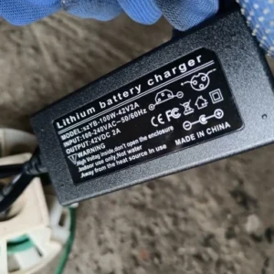 Brand New Power Adapter AC 100-240V Black DC 42V 2A Electric Scooter Accessories US/ EU/ UK Plug For 24-36v Lithium Battery