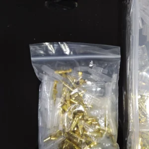 200PCS 3.9mm Bullet Connectors Kit Brass Bullet Male & Female Wire Terminals Connector with Insulation Cover for Motorcycle Moto