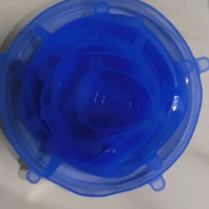6pcs Reusable Silicone Stretch Lids For Food Bowls - Multifunctional Fruit And Vegetable Fresh-Keeping Cover