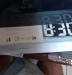 LED Mirror Table Clock Digital Alarm Snooze Display Time Desktop Electronic Table Clocks Desktop Clock
