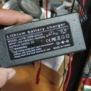 Brand New Power Adapter AC 100-240V Black DC 42V 2A Electric Scooter Accessories US/ EU/ UK Plug For 24-36v Lithium Battery