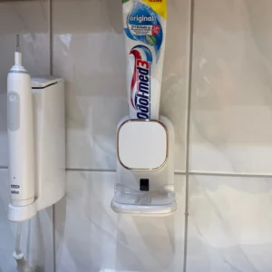Automatic Toothpaste Dispenser Wall Mounted Electric Toothpaste Squeezer for Kids and Adults for Bathroom