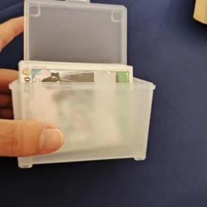 2/4PCS Small Semi-Transparent Plastic Cards Cases Folder Matte Flip-Top Jewelry Box Accessories Storage Organize Packaging Boxes