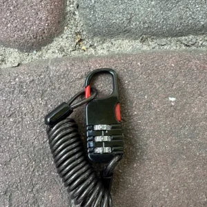 Bicycle Anti-Theft Motorcycle Three-Digit Password Combination Safety Rope Wire Rope Helmet Lock Multi-purpose Safety Rope Lock