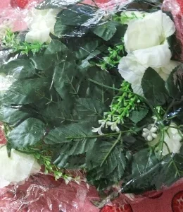 1Pcs 2.2M Artificial White Flower Fake Hanging Fake Vine Plants Leaves Artificials Garland Flowers Wedding Decoration