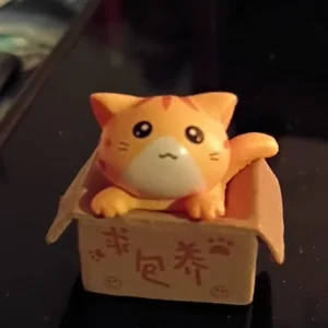 4pcs Mini Cat Ornament Garden Kitten Statue Gift For Kids Children Baby Room Cute Kawaii Toy Miniature Figurines Home Decoration