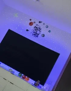 525PCS Box Packed Luminous Nine Planets Wall Sticker for Kids Bedroom Living Room Glow In The Dark DIY Party Home Decor