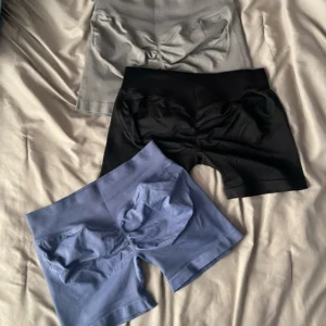 Summer High Waisted Yoga Shorts Fashionable and Sexy Running Fitness Pants Solid Color Yoga Leggings