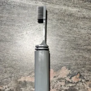 Portable Compact Charcoal Folding Toothbrush - Perfect for TravelCamping, and Hiking - Easy to Take and Efficient Teethbrush